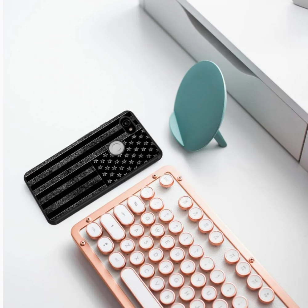 USA Flag Slim Anti-Scratch TPU Shockproof Protective Cover for Google Pixel 3a